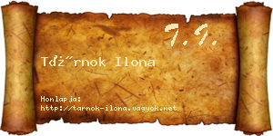 Tárnok Ilona névjegykártya